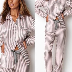 Victoria’s Secret Stripped Satin PJs